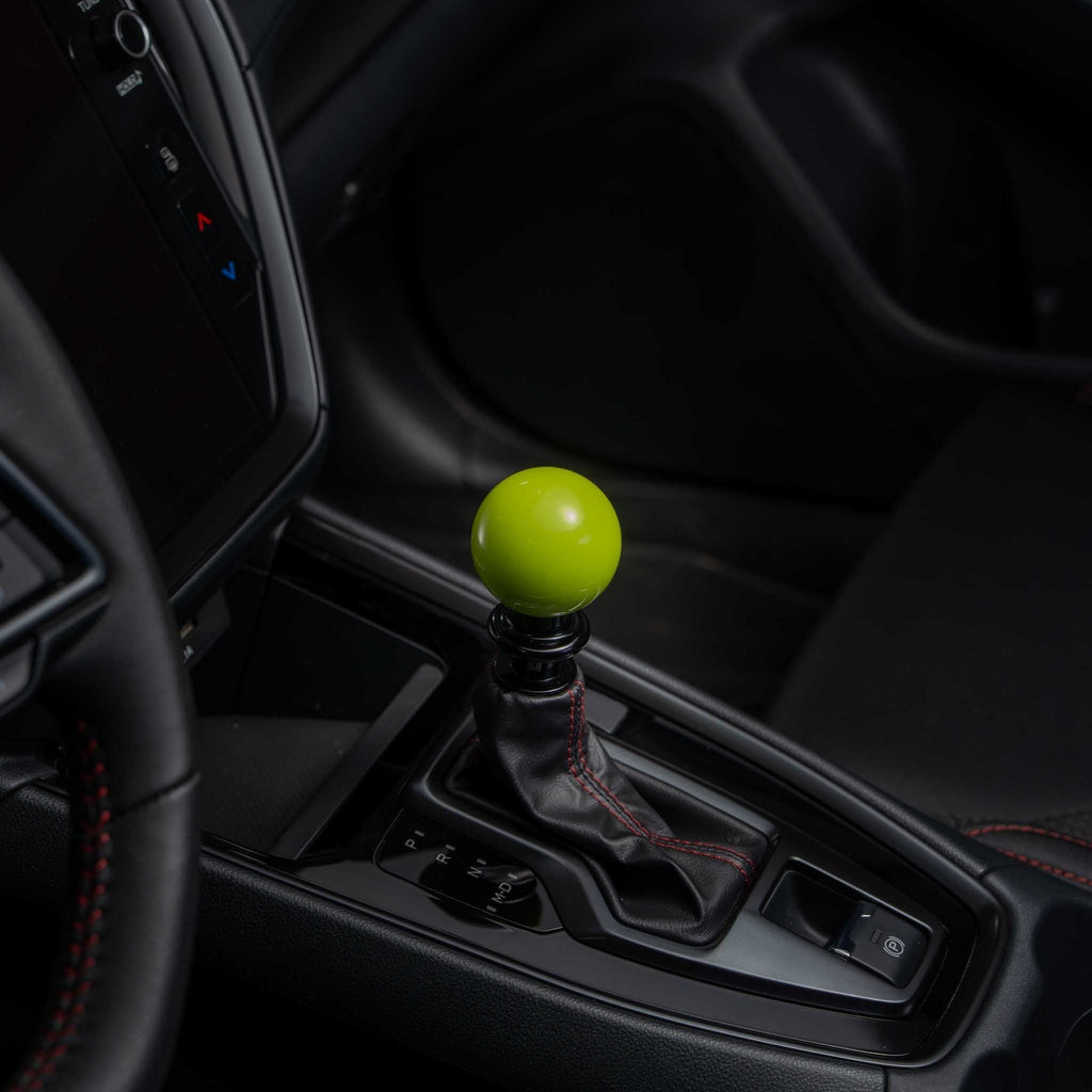 Billetworkz Automatic Shifter - Neon Yellow - Fits Subaru CVT: WRX (2022+), Crosstrek (2024+), Forester (2025+), Impreza (2024+), Legacy/Outback (2015+)