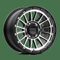 KM542 17X9 6X135 S-BLK MACH 18MM