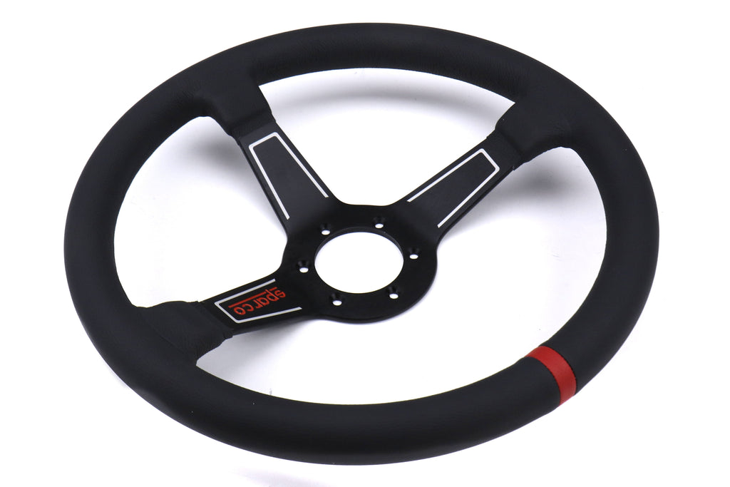 Sparco L575 Steering Wheel Leather Black - Universal
