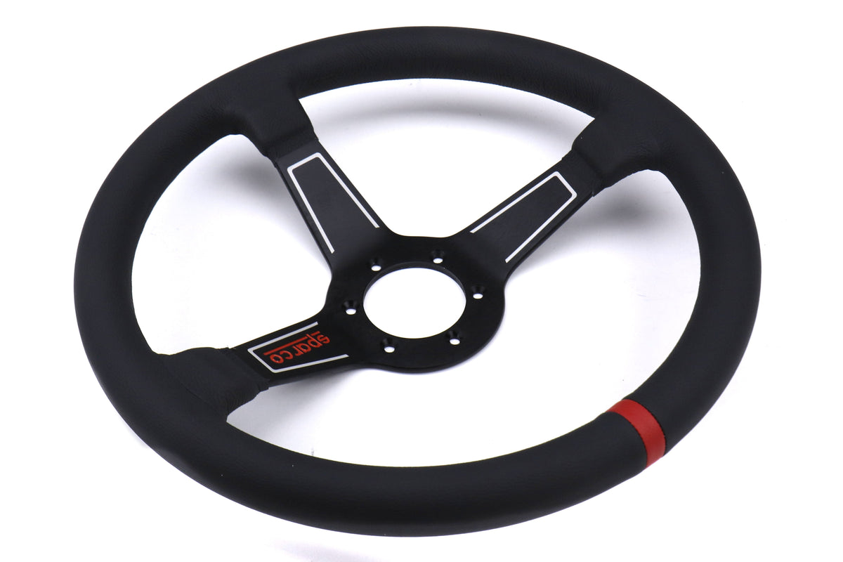 Sparco L575 Steering Wheel Leather Black - Universal