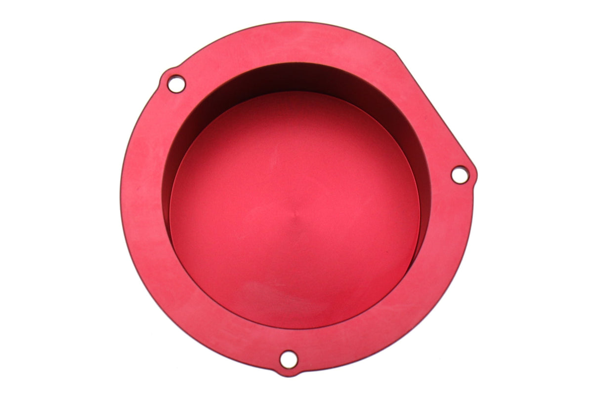 TurboXS Billet Aluminum Vacuum Pump Cover Red - 2015-2021 Subaru WRX