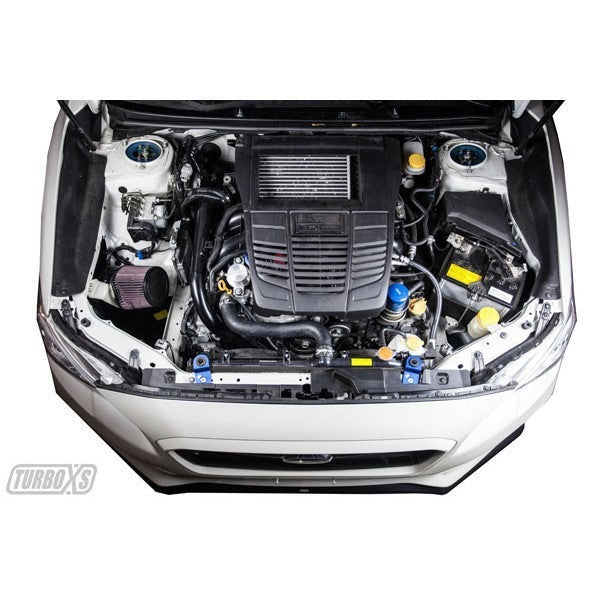 TurboXS Radiator Stay Blue - 2015-2021 Subaru WRX / STI