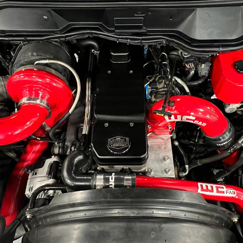 Wehrli 06-18 Cummins 5.9L/6.7L WCFab X D&J Precision Billet Valve Cover - Sparkle Granny Smith