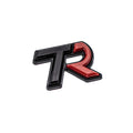 SMY Subaru TR "Tuner Ready" Trunk Badge - BLACK / RED - 2022-2026 Subaru WRX