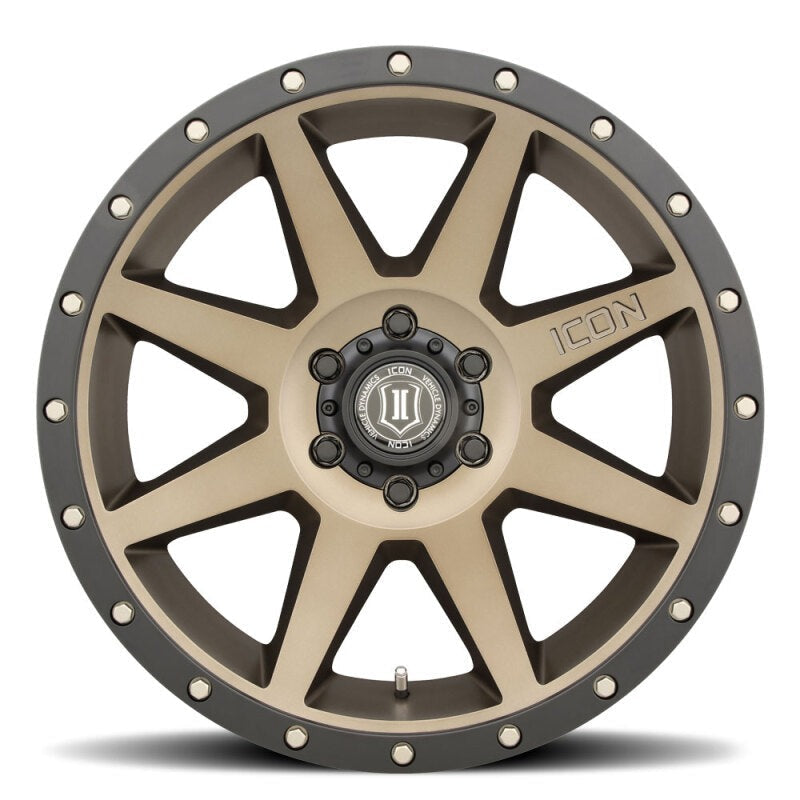 ICON Alloys Rebound 20x9 6x5.5 +16mm 5.625" Backspacing Bronze Wheel - 1820909056BR