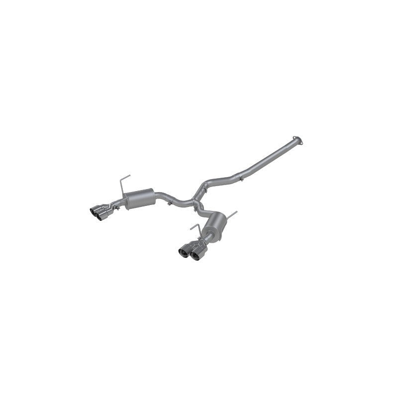 MBRP Street 3in Quad Tip Cat Back Exhaust - 2015-2021 Subaru WRX / STI