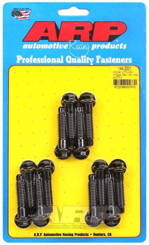 ARP Mopar 273-440 Wedge Hex Intake Manifold Bolt Kit