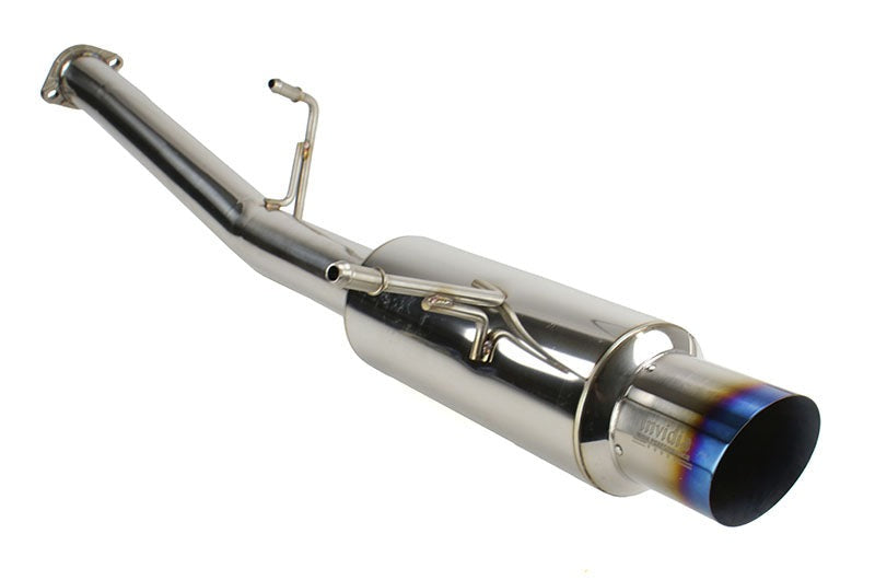 Invidia Racing Series Single Exit Cat Back Exhaust - Titanium Tip - 2002-2007 Subaru WRX/STI