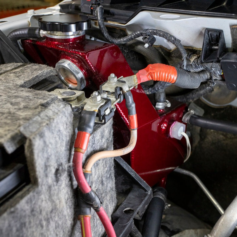 Wehrli 13-18 Cummins 6.7L OEM Placement Coolant Tank - Sparkle Bomber Orange