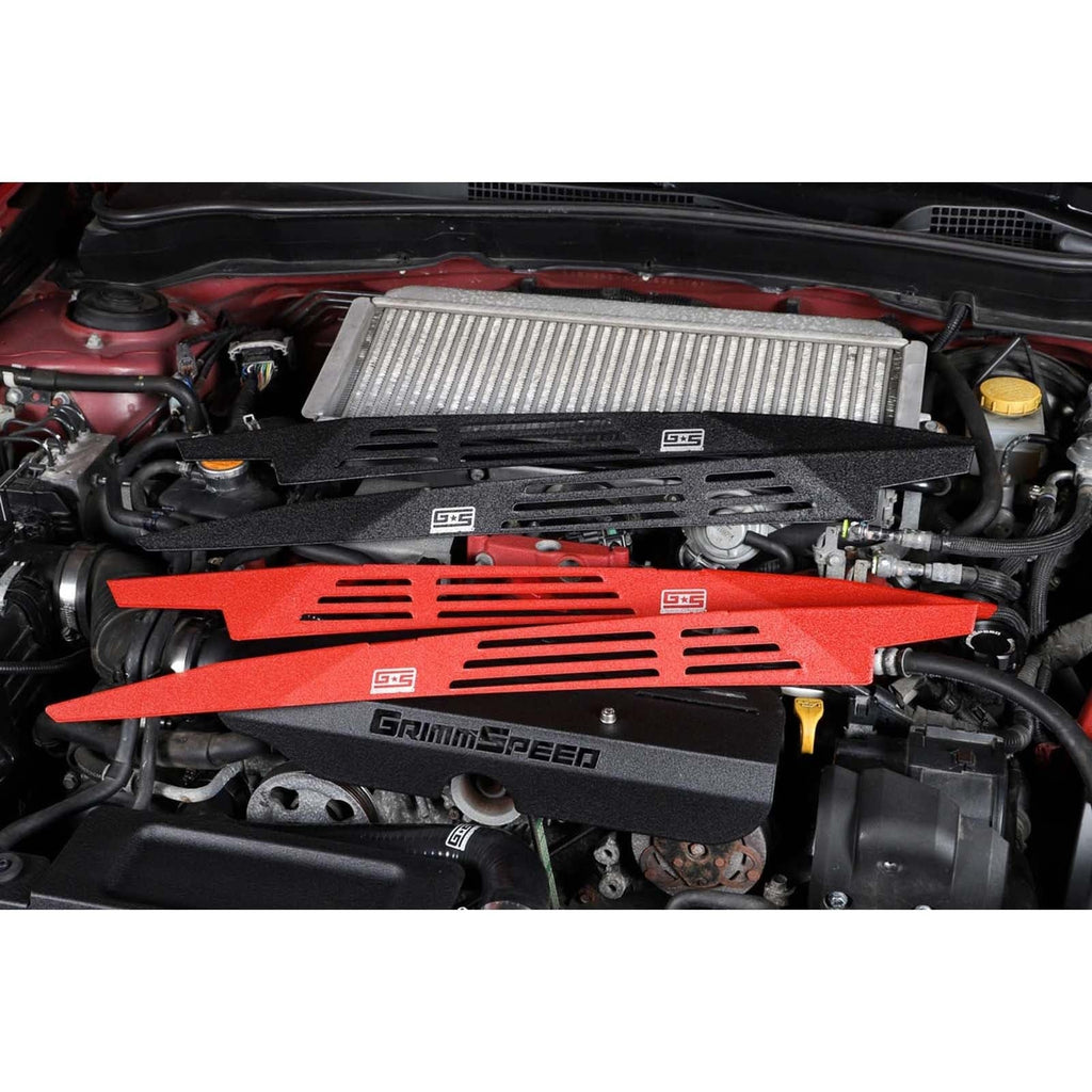 GrimmSpeed Fender Shrouds (Black) - 2008-2014 Subaru WRX / STI