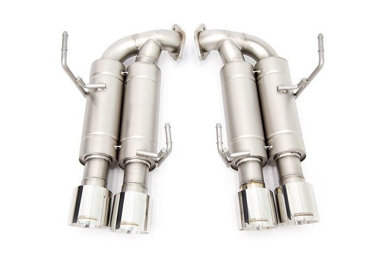 cp-e Austenite Axle Back Exhaust w/ Titan Tips - 2015-2021 Subaru WRX / STI