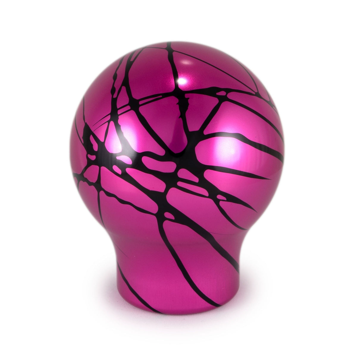 Billetworkz Automatic Shifter - Pink w/ Black Splash - Fits Subaru CVT: WRX (15–21), Crosstrek (13–23), Forester (14–18), Impreza (12–23), Legacy/Outback (10–14)