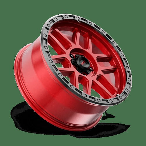 KM544 17X9 5X5.0 C-RED BLK-LP 18MM