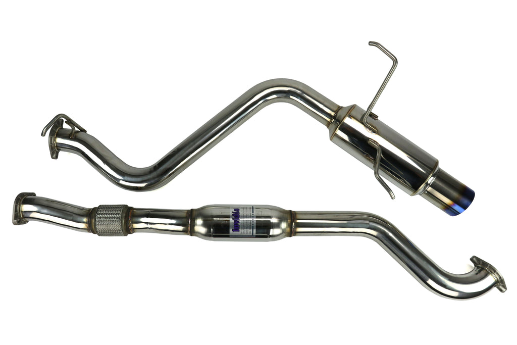 Invidia N1 Single Exit Cat Back Exhaust - Titanium Tip - 2008-2014 Subaru WRX Sedan / 2011-2014 STI Sedan
