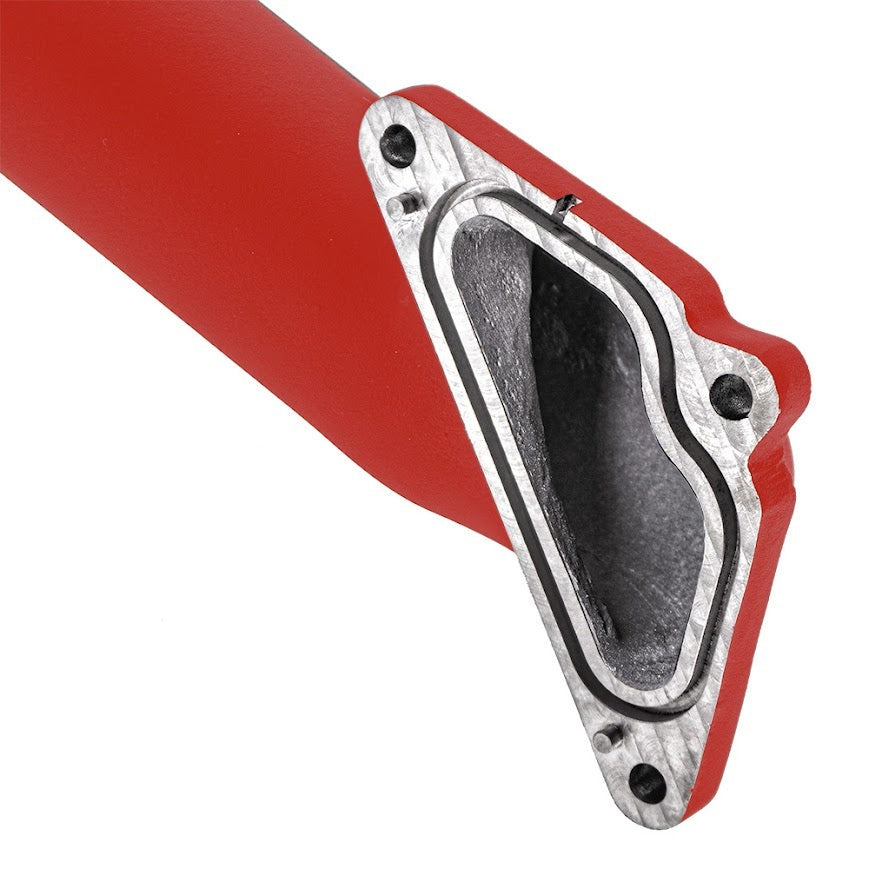 SMY GODZILLA Cast Aluminum Top Mount Intercooler Pipe - Red - 2022-2026 Subaru WRX