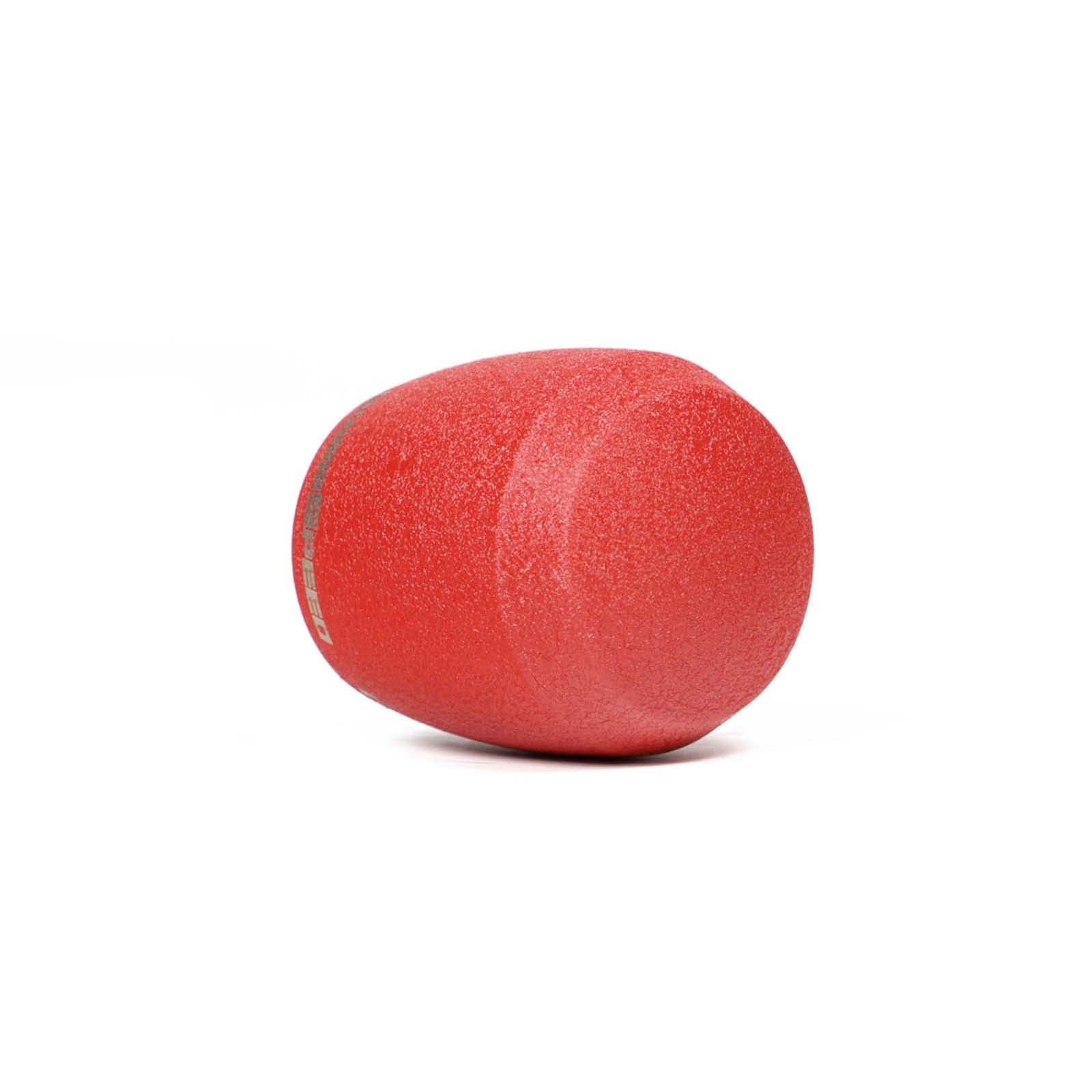 GrimmSpeed Stubby Shift Knob Stainless Steel Red - Subaru 6MT Models (inc. 2004+ STI / 2013+ BRZ)