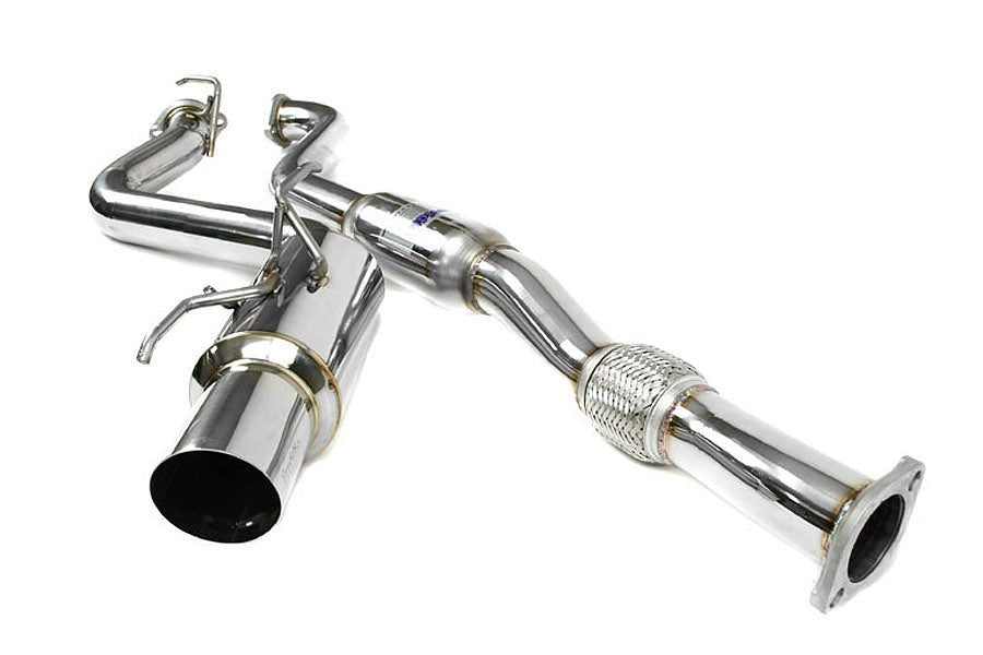Invidia N1 Cat Back Exhaust - Stainless Steel Tip - 2008-2014 Subaru WRX / STI Hatchback