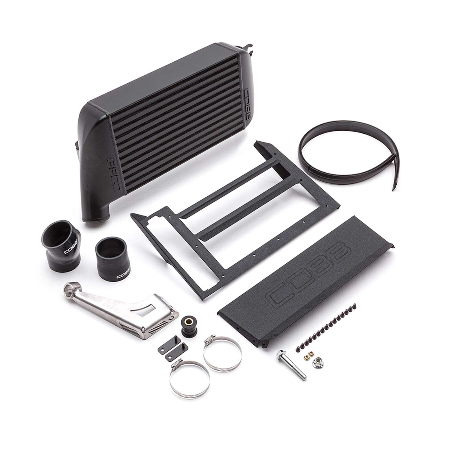 COBB Tuning Top Mount Intercooler Kit Black - 2015-2021 Subaru WRX