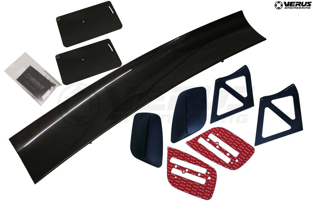 Verus Engineering UCW Rear Wing Kit With Carbon Endplates - 2015-2021 Subaru WRX/STI