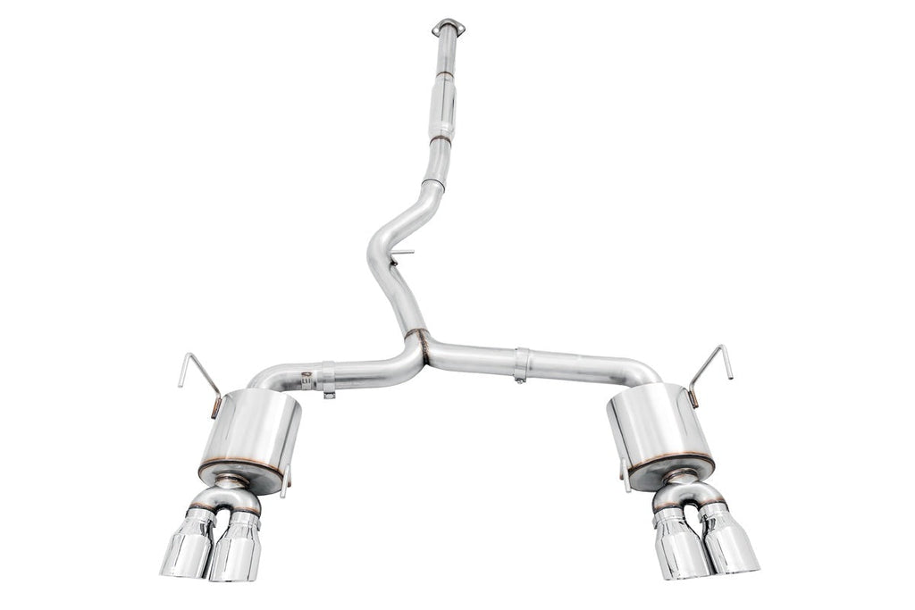 AWE Touring Edition Cat-Back Exhaust (Chrome Silver Quad Tips) - 2015-2021 Subaru WRX / STI