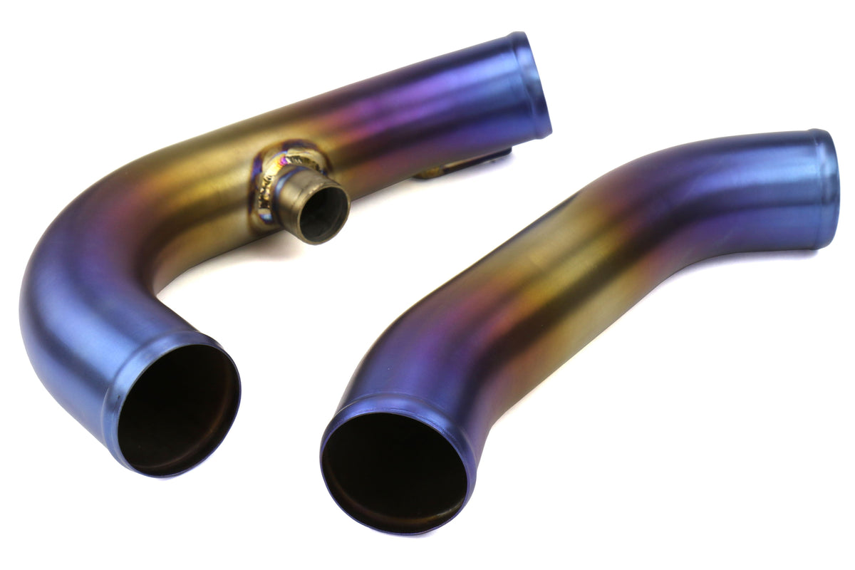 ETS Titanium Front Mount Intercooler Piping Kit Spot Anodized - 2008-2014 Subaru STI