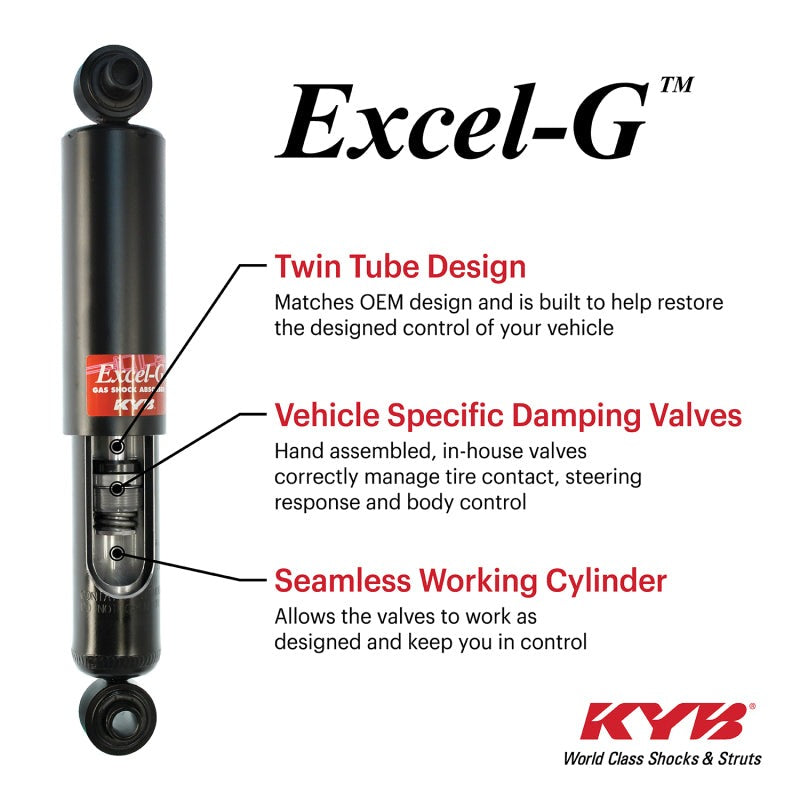 KYB Shocks & Struts Excel-G Front Left - 2004-2007 Subaru WRX Wagon (NOT STI)