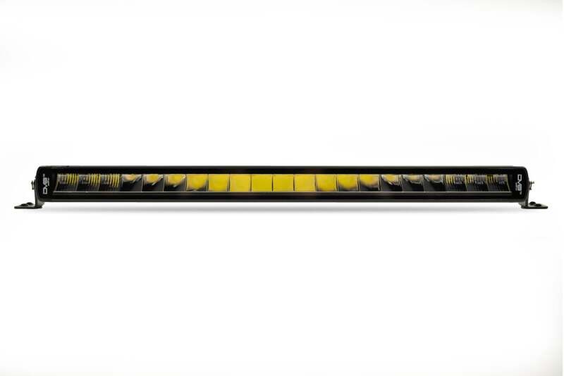 DV8 Offroad 20in Halo Elite Single Row Light Bar with Accent Light - White/Amber