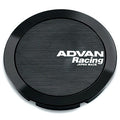 Advan Racing Center Cap 73MM Full Flat Type Black - Universal