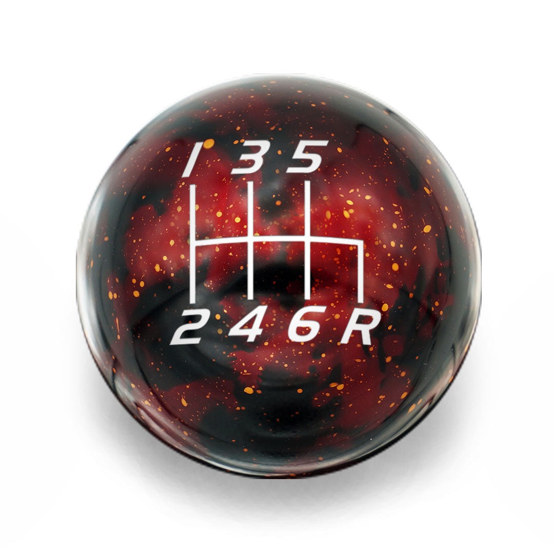 Billetworkz Cosmic Space Shift Knob - 6 Speed Velocity Engraving - Subaru STI
