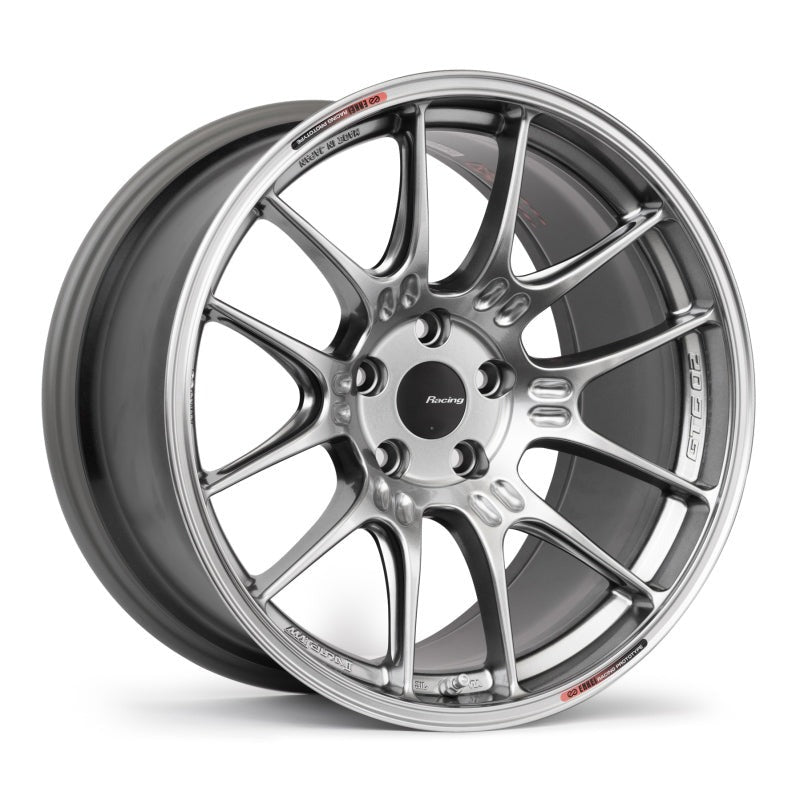 Enkei GTC02 19x9.5 5x120 45mm Offset 72.5mm Bore - Hyper Silver (Single Wheel)