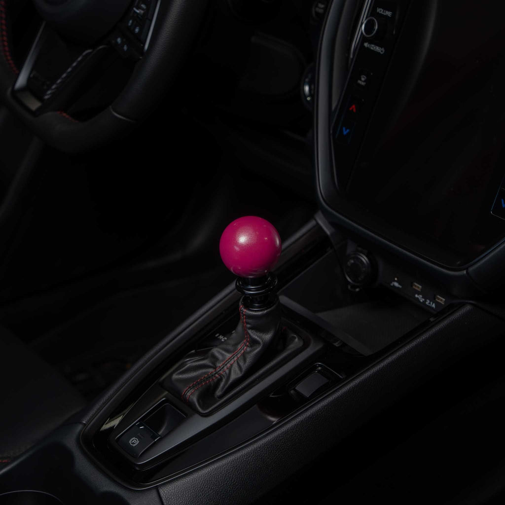 Billetworkz Automatic Shifter - Candy Pink - Fits Subaru CVT: WRX (15–21), Crosstrek (13–23), Forester (14–18), Impreza (12–23), Legacy/Outback (10–14)