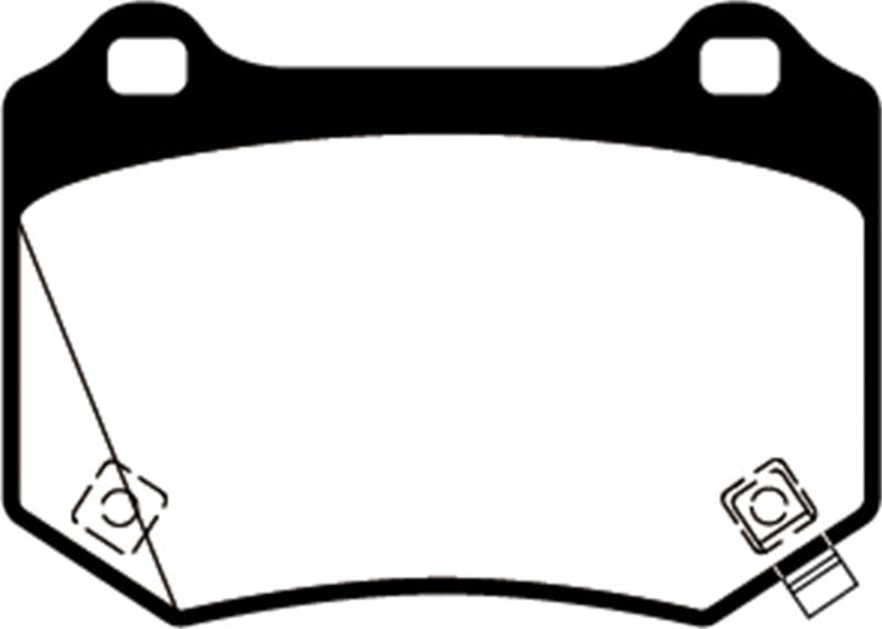 EBC Redstuff Rear Brake Pads - 2018-2021 Subaru STI