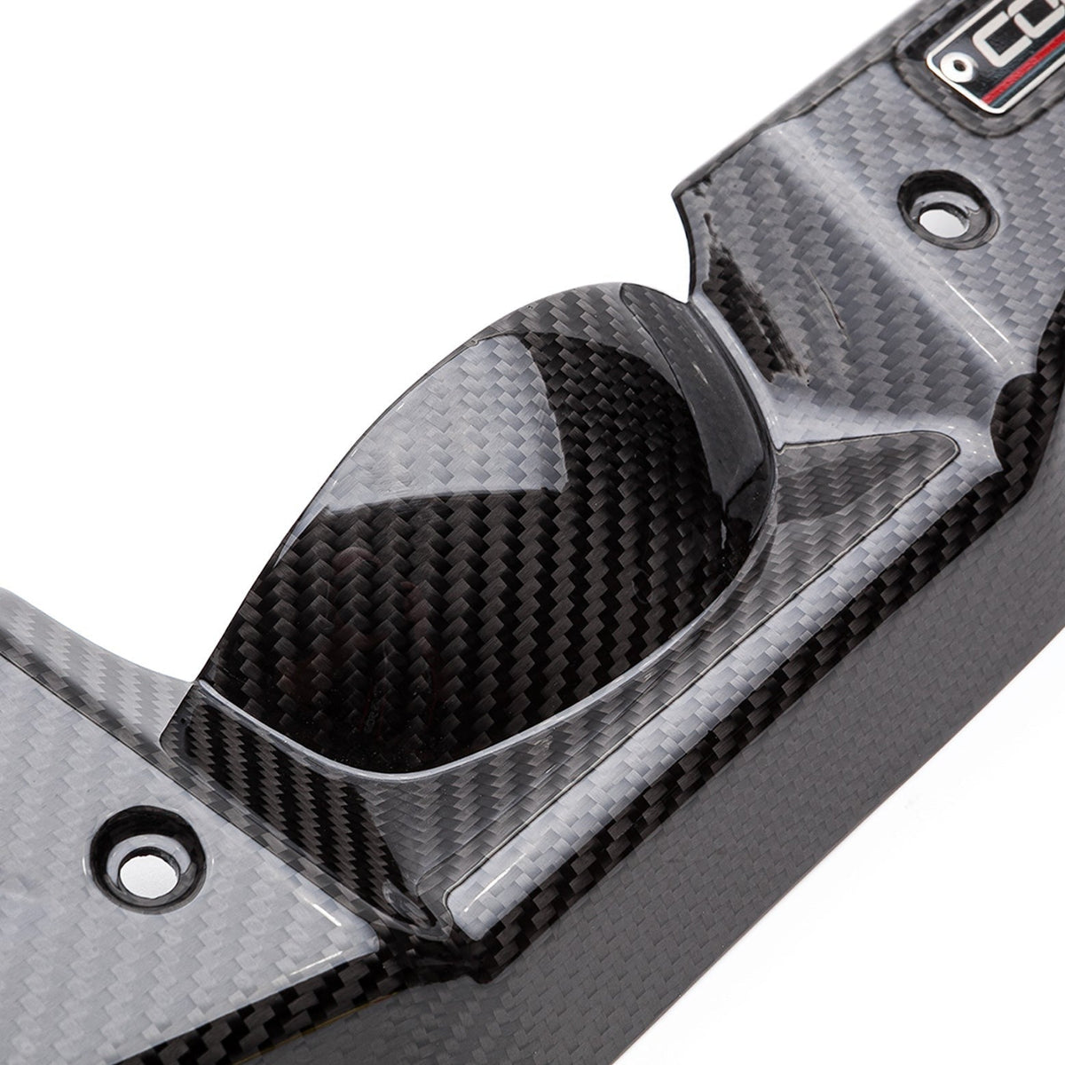 Cobb Redline Carbon Fiber Alternator Cover - Gloss Finish - 2008-2021 Subaru STI / 2008-2014 Subaru WRX