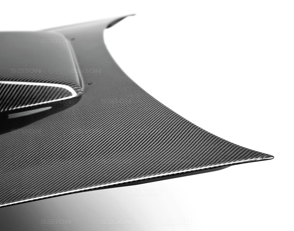 Seibon Carbon Fiber CWII Style Hood - 2006-2007 Subaru WRX / STI