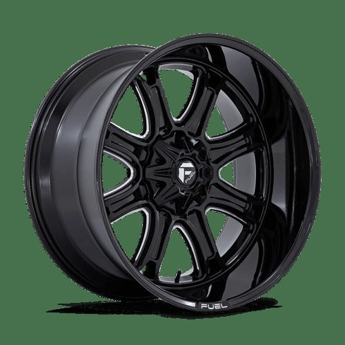 D853 22X10 8X180 G-BLK MILL -18MM