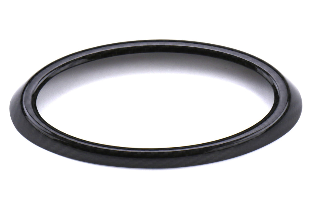 OLM LE Dry Carbon Fiber Front Emblem Frame Overlay - 2018-2021 Subaru WRX / STI