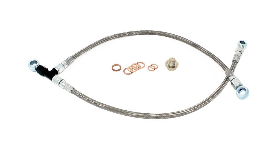 Torque Solution Turbo Oil Feed Line Kit - 2004-2021 Subaru STI / 2006-2014 WRX / 2003-2006 Baja / 1998-2013 Forester / 1993-2014 Impreza / 1990-2013 Legacy / 2000-2011 Outback