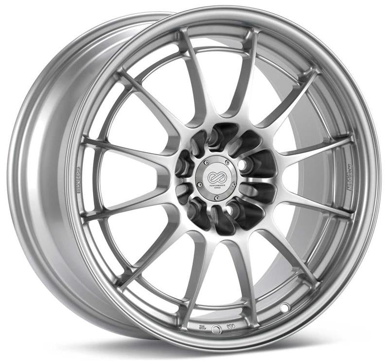 Enkei NT03+M 18X9.5 5x130 55mm Offset 71.6mm Bore Silver Wheel (MOQ 40)