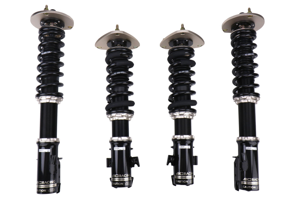 BC Racing BR Coilovers w/ Rear Camber Plates - 2005-2007 Subaru STI