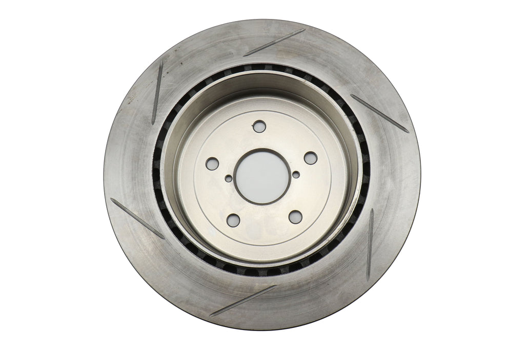Stoptech Slotted Rear Right Rotor Single - 2005-2007 Subaru STI