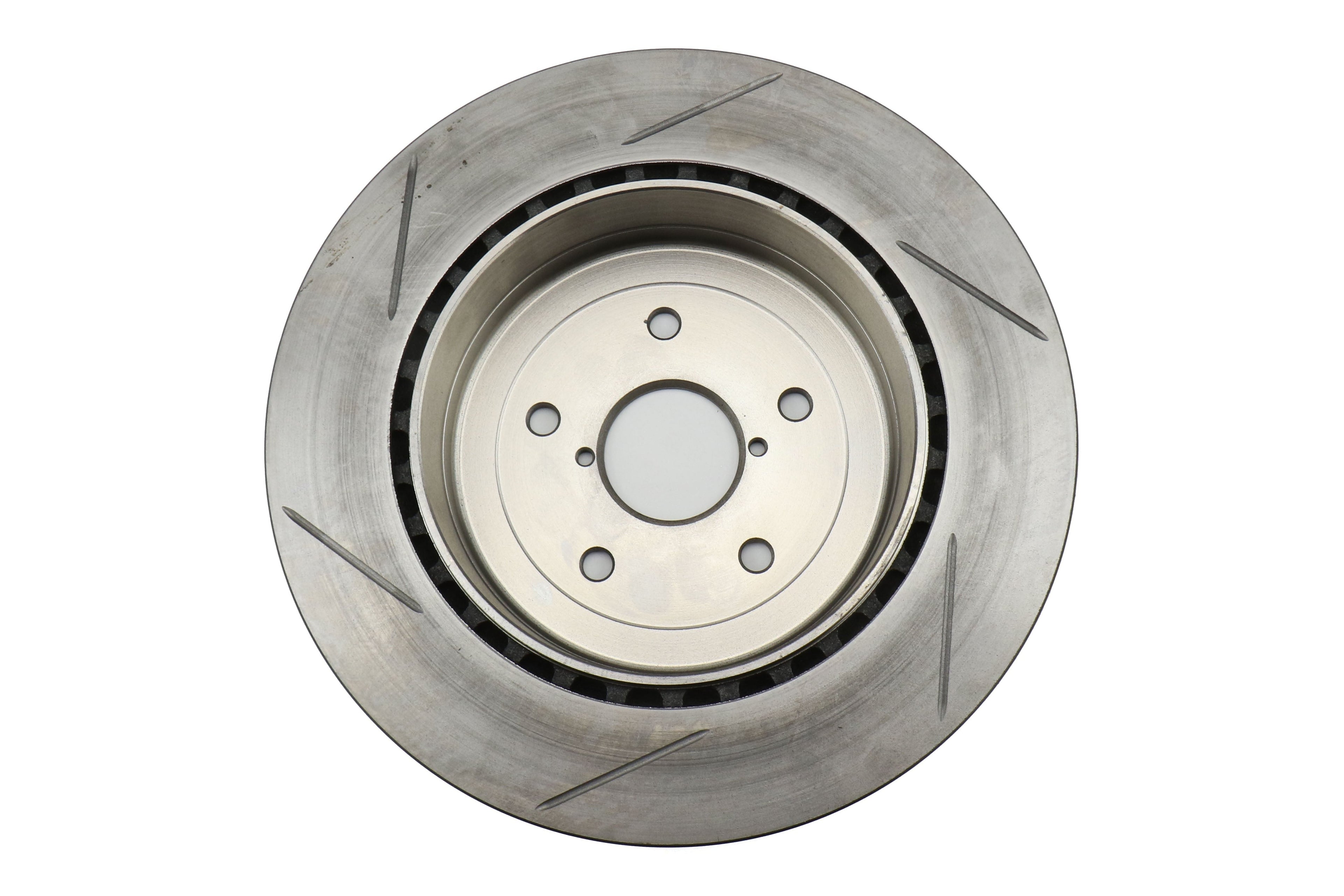 Stoptech Slotted Rear Right Rotor Single - 2005-2007 Subaru STI