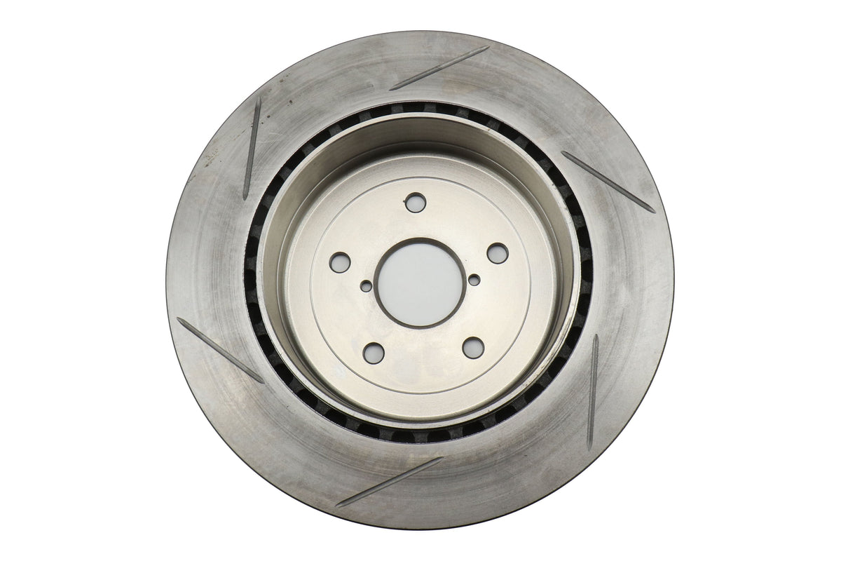 Stoptech Slotted Rear Right Rotor Single - 2005-2007 Subaru STI