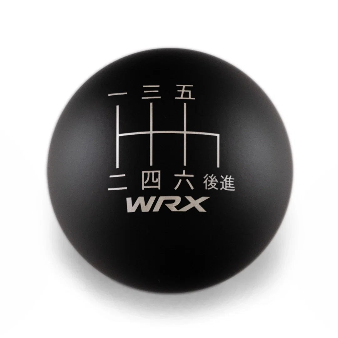 Billetworkz Weighted Shift Knob - 6 Speed WRX Japanese Engraving - Subaru WRX 2015-2025