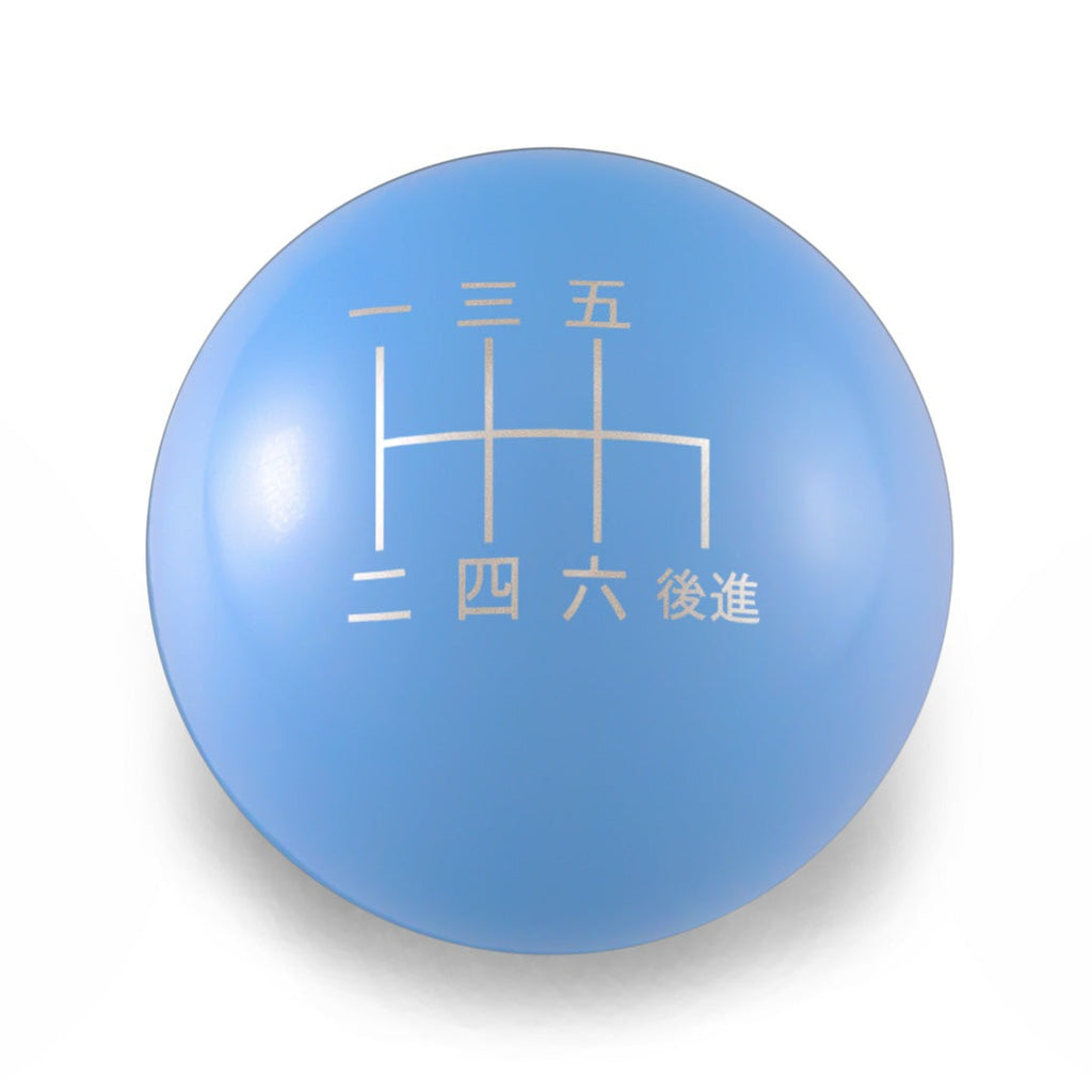 Billetworkz Weighted Shift Knob - 6 Speed Japanese Engraving - Subaru STI