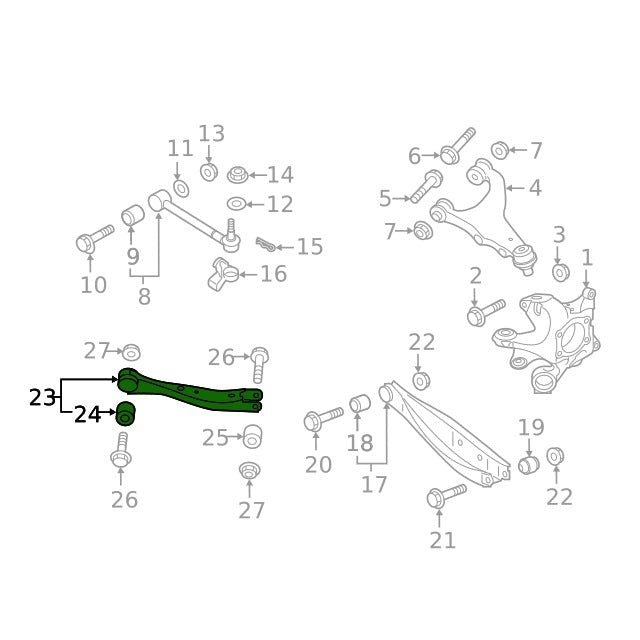SMY Stealth Heavy Duty Trailing Arms (Adjustable) - 2022-2026 Subaru WRX