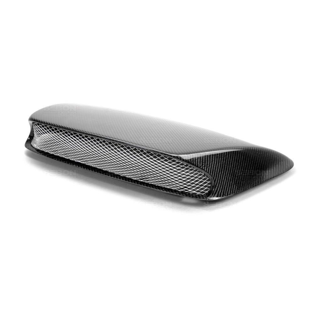 Seibon Carbon Fiber S Style Hood Scoop - 2006-2007 Subaru WRX / STI