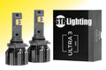 GTR Lighting Ultra 3 9005/9145/H10 Yellow LED Headlight Bulbs (Pair) - GTR.LED804