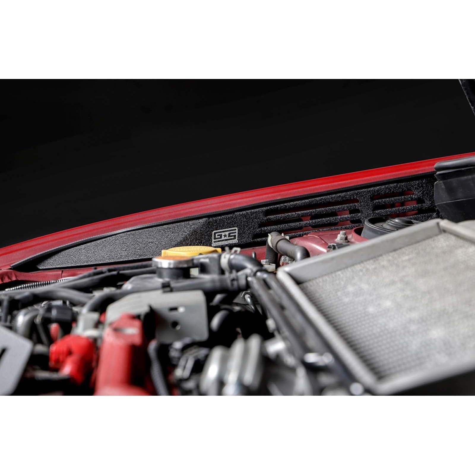 GrimmSpeed Fender Shrouds (Black) - 2008-2014 Subaru WRX / STI