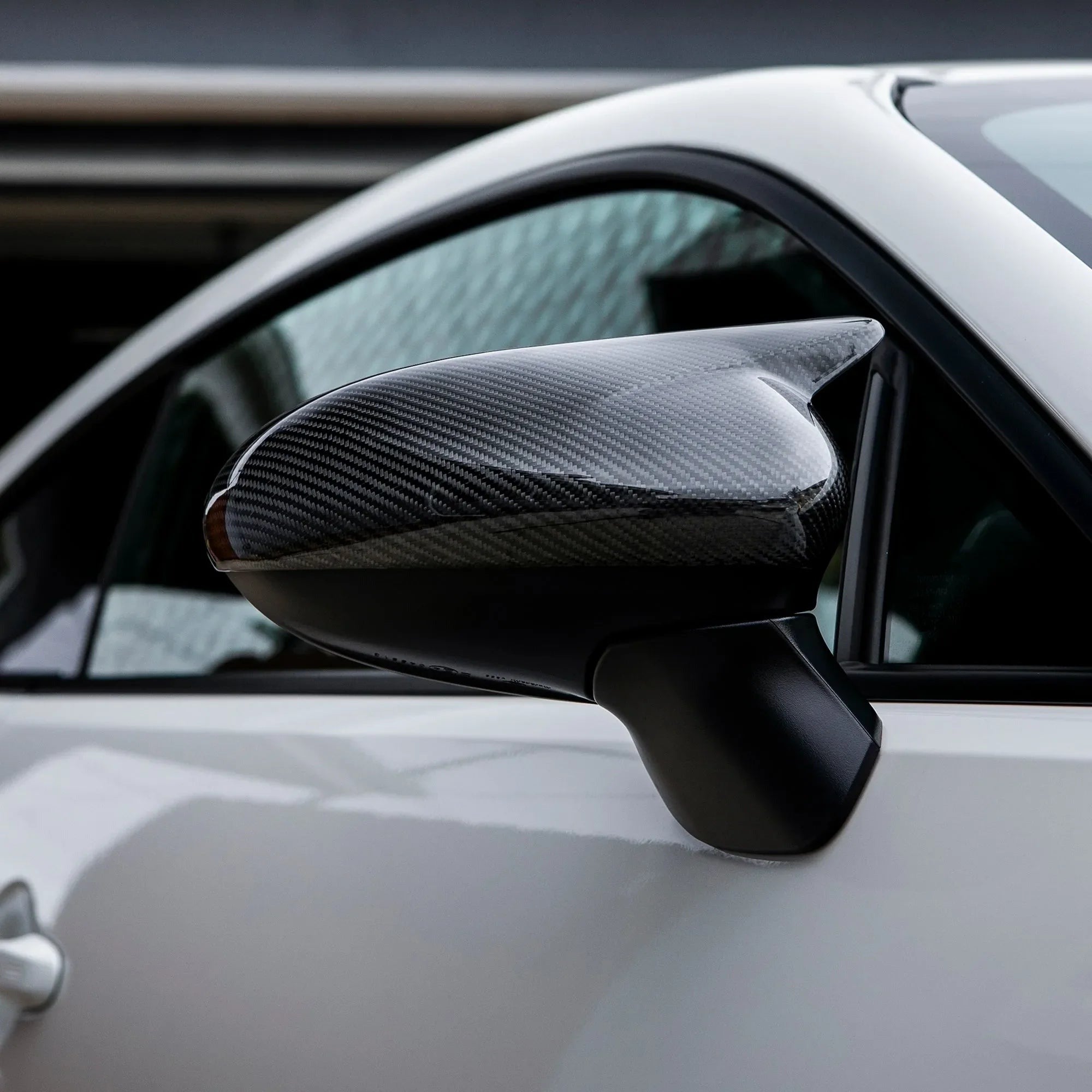 Compressive Tuning Arrowhead Carbon Fiber Mirror Caps - 2022-2026 Subaru BRZ